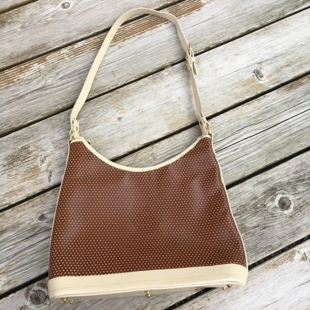 Dooney & Bourke Hobo Two Toned Brown and Tan Bag